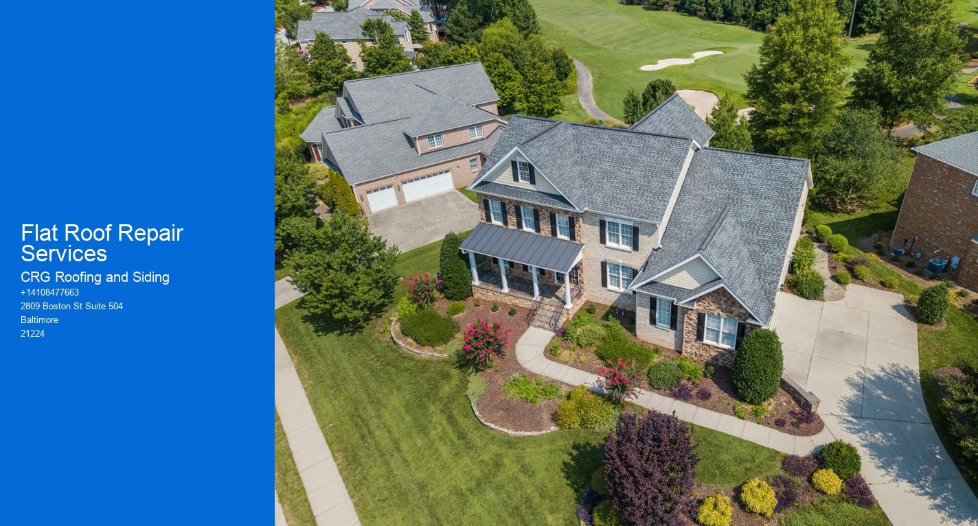 Flat Roof Repair Services